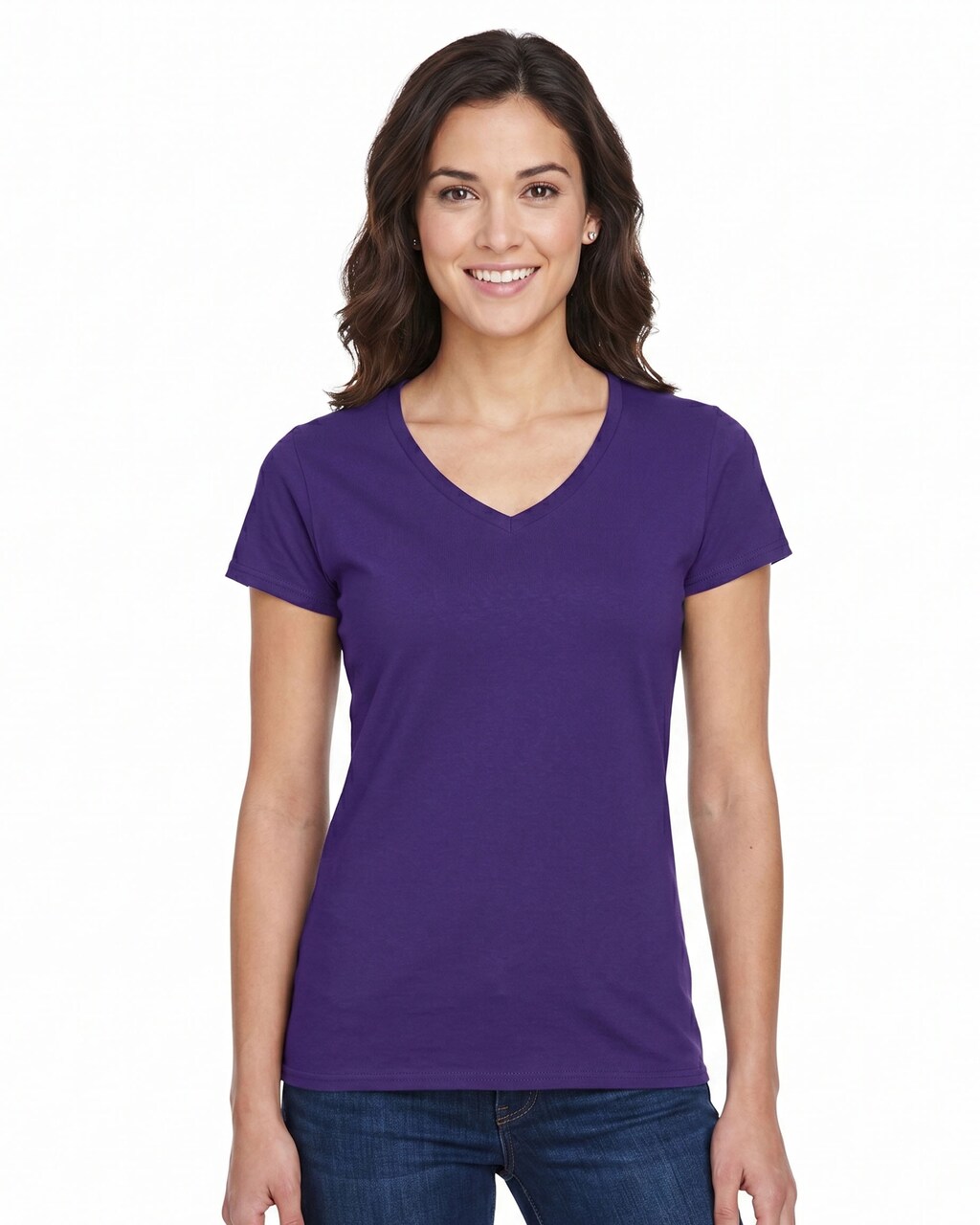 Gildan Women’s Heavy Cotton V-Neck T-Shirt – Blank Craft Tee for Cricut, Painting & Custom DIY Projects